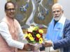 प्रधानमंत्री श्री मोदी से मुख्यमंत्री श्री चौहान ने नई दिल्ली में की भेंट