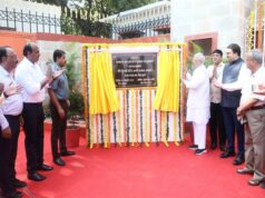 राज्यपाल श्री पटेल ने राजभवन के प्रवेश द्वार के सुदृढ़ीकरण कार्य का किया लोकार्प