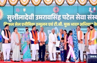 दीन-दुखियों की सेवा का संकल्प प्रेरणादायी और अनुकरणीय : राज्यपाल श्री पटेल